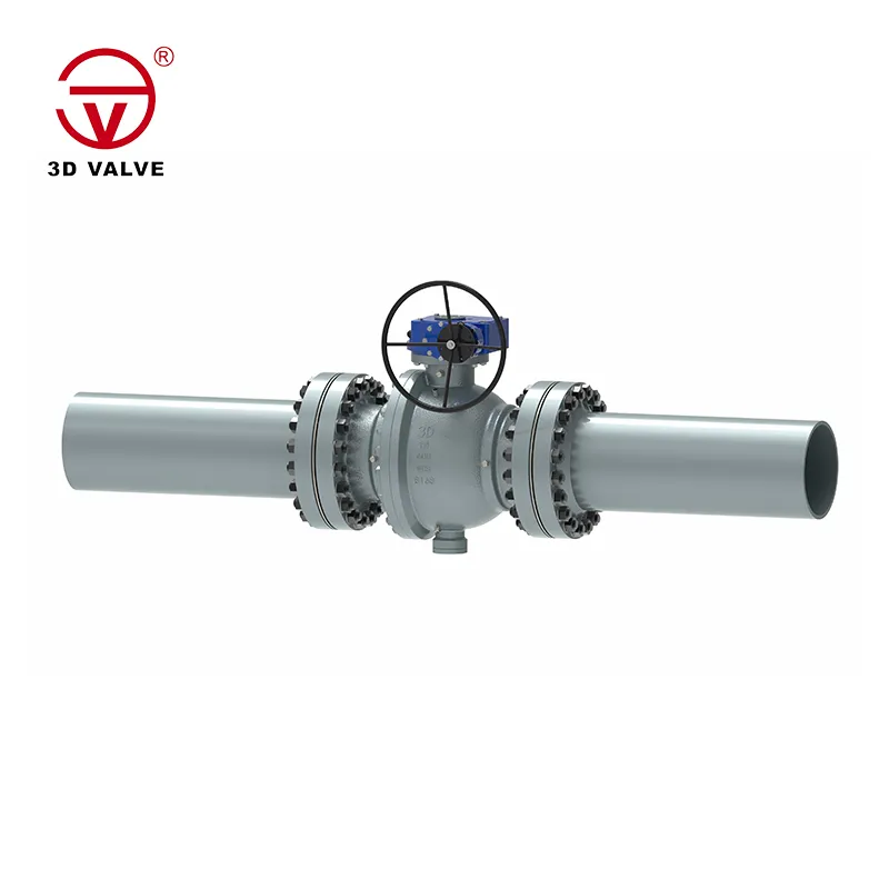 Potrubí lité ocelové přírubové kulové ventily